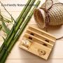 Bamboo Charging Station Dock for 4/5 / 6 Ports USB Charger,Desktop Docking Station Organizer for Cellphone,Smart Watch,Tablet(5 Charging Cables Included,No Power Supply)