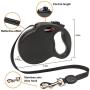 SENYEPETS Heavy Duty Retractable Dog Leash by Senye - Great for Small,Medium&Large Dogs up o 110lbs-Strong Nylon Ribbon Extends 16ft; 360° Tangle-Free;Durable Big Pet Leash