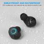 Wireless Earbuds, Motast True Wireless Headphones with Built in Mic, IP7 Waterproof Bluetooth 5.0 Headset with Charging Case, Premium Sound with Deep Bass, Touch Control & Intelligence LED Display