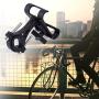 Enrilior Bicycle Aluminium Alloy Mobile Phone Holder Bracket Bike Cycling Accessory(Black)