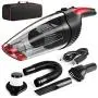 Solpuo Handheld Vacuum, Car Vacuum Cleaner, Powerful Suction Portable Vacuum Cleaner for Home and Car Cleaning, Lightweight Hand Wireless Vacuum Cleaner Powered by USB Quick Charge Tech - Red Solpuo Handheld Vacuum, Car Vacuum Cleaner, Powerful Suction Portable Vacuum Cleaner for Home and Car Cleaning, Lightweight Hand Wireless Vacuum Cleaner Powered by USB Quick Charge Tech - Red