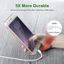 Atill iPhone Charger 3Pack 10FT Lightning Cable Extra Long iPhone Charger Cable Charging Cable Cord Compatible iPhone Xs MAX XR X 8 8 Plus, 7 7 Plus 6 6s 6 Plus 6s Plus SE 5 iPad, iPod and More-white