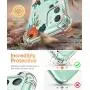 GVIEWIN iPhone 11 Case, Clear Flower Design Soft & Flexible TPU Ultra-Thin Shockproof Transparent Bumper Protective Floral Cover Case for iPhone 11 6.1 Inch 2019,Flowering/Reseda Green GVIEWIN iPhone 11 Case, Clear Flower Design Soft & Flexible TPU Ultra-Thin Shockproof Transparent Bumper Protective Floral Cover Case for iPhone 11 6.1 Inch 2019,Flowering/Reseda Green