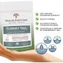 Organic Turkey Tail Mushroom Extract Powder, Vegan & Organic Turkey Tail Bulk Powder Supplement for Immune Support, Wellness & Vitality (45g) Non-GMO & Safe for Pets, Verified Levels of Beta-Glucans