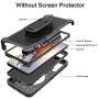 BENTOBEN Samsung Galaxy S20 Plus Case, Shockproof Heavy Duty Kickstand Swivel Belt Clip Holster Hybrid Full Body Rugged Protective Phone Cases Cover for Samsung Galaxy S20+ / 5G 6.7" (2020), Black