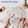 Printworks Vanishing Embroidery Transfers, for White/Light-Colored Fabrics, 5 Sheets, Inkjet, 8.5 x 11 (00536)