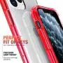 Mkeke Compatible with iPhone 11 Pro Case, Clear Anti-Scratch Shockproof Cases Cover for iPhone 11 Pro 5.8 inch-Red Mkeke Compatible with iPhone 11 Pro Case, Clear Anti-Scratch Shockproof Cases Cover for iPhone 11 Pro 5.8 inch-Red