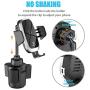 Wireless Car Charger, WixGear Auto-Clamping Fast Wireless Car Charger, Cup Phone Holder for Car, 10W Qi Fast Charging Compatible iPhone 11, Xs/MAX/XS/XR/X/8/, Samsung S10/S9/S8 Full Automatic Arms