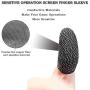 Mobile Gaming Controller Finger Sleeve Sets,Ultra-Thin Anti-Sweat Breathable Soft Touch Screen Thumb Sleeve Sensitive for PUBG Mobile/Knives Out/Rules of Survival,for iPhone/iPad/Android Accessories