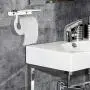 devesanter Toilet Roll Paper Holder Wall Mounted Self Adhesive Bathroom Tissue Dispenser Stainless Steel Toilet Paper Roll Storage with Mobile Phone Holder Stand devesanter Toilet Roll Paper Holder Wall Mounted Self Adhesive Bathroom Tissue Dispenser Stainless Steel Toilet Paper Roll Storage with Mobile Phone Holder Stand