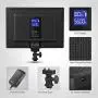 RALENO LED Video Soft Light Panel with LCD Display, for All Camera DSLR Photography, Built-in Battery, Dimmable Brightness Bicolor 3200K-5600K CRI 95+, Ultra-Thin for YouTube Studio Portraits Photo RALENO LED Video Soft Light Panel with LCD Display, for All Camera DSLR Photography, Built-in Battery, Dimmable Brightness Bicolor 3200K-5600K CRI 95+, Ultra-Thin for YouTube Studio Portraits Photo