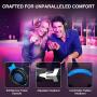 VersionTECH. G2000 Gaming Headset, Surround Stereo Gaming Headphones with Noise Cancelling Mic, LED Light & Soft Memory Earmuffs, Works with Xbox One, PS4, Nintendo Switch, PC Mac Computer Games -Blue