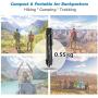 UBeesize Bundle 51" Adjustable Travel Video Phone Tripod Stand & Camera Neck Shoulder Sling Strap, Compatible with Smartphone & Camera.