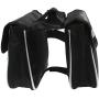 Rukey Front Frame Top Tube Bracket Bicycle Bike Saddle Bag Pouch Bilateral Side Packs with Mobile Phone Pouch for Mountain Bicycle Cycling (Medium)
