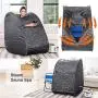 Portable Home 2L Steam Sauna with Remote Control,Indoor Foldable Steam Sauna Tent Spa Pot Loss Weight Detox Relaxation (with Foldable Chair& Timer) (Gray) Portable Home 2L Steam Sauna with Remote Control,Indoor Foldable Steam Sauna Tent Spa Pot Loss Weight Detox Relaxation (with Foldable Chair& Timer) (Gray)
