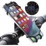 HOPENE Updated Bike Phone Mount, Silicone Phone Holder for Bike/Bicycle/Motorcycle/ATV Handlebar Fits iPhone 11 Pro Max/SE/XR/XS Max/8/7/ 6/6s Plus, Galaxy S20/ S10 S9 and More