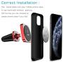 Car Phone Mount Magnetic Cell Phone Car Mount Vent and Dashboard 360° Rotation Car Phone Holder Dashboard for iPhone SE 11 Pro XS Max XR X 8 Plus Samsung Galaxy S20 Note10 S10 S10e & All Phones,Red