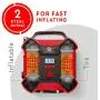 Helteko Air Compressor Tire Inflator - DC 12V Tire Pump for Car Tires with Dual Motors and LED Light - Digital Auto Air Pump with Carrying Case – Portable Air Compressor for Car, Bicycle, Inflatables Helteko Air Compressor Tire Inflator - DC 12V Tire Pump for Car Tires with Dual Motors and LED Light - Digital Auto Air Pump with Carrying Case – Portable Air Compressor for Car, Bicycle, Inflatables