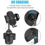 Cup Phone Holder for Car, WixGear Car Cup Holder Phone Mount Adjustable Automobile Cup Holder Smart Phone Cradle Car Cup Mount