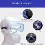 4 pack Safety goggles, Protective eyewear, Eye protection,Anti scratch,UV and splash,Soft light weight Safety glasses for DIY, Lab,Cycling and more