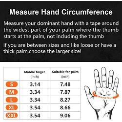 OZERO Mens Winter Thermal Gloves Touch Screen Glove Water Resistant Windproof Warm for Driving Cycling Running