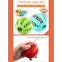 Sunglow Dog Toy Ball, Nontoxic Bite Resistant Toy Ball for Pet Dogs Puppy Cat, Dog Pet Food Treat Feeder Chew Tooth Cleaning Ball Exercise Game IQ Training Toy Ball ,Large/Medium/Small Dogs Toy.