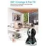 IMILLET WiFi Pet Camera Dog Camera with Phone App FHD Indoor Cat Camera Pet Monitor Night Vision 2 Way Audio Motion Detection (Black)