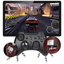 EasySMX Wireless Game Joystick Controller, 2.4G Wireless Gamepad Joystick PC, Dual Vibration, 8 Hours of Playing for PC/Android Phones, Tablets, TV Box