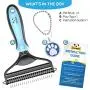 Dog Brush and Cat Brush – 2 Sided Pet Grooming Tool for Deshedding, Mats & Tangles Removing – No More Nasty Shedding and Flying Hair