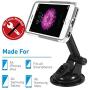 Macally Magnetic Dashboard/Windshield Suction Cup Car Phone Mount Holder with Extendable Telescopic Arm for iPhone Xs XS Max XR X 8 8+ 7 7+ 6s Plus 6 Samsung Galaxy S9 S9+ S8 S7 Edge Note 5 (TELEMAG)