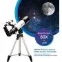 Moutec Telescope for Kids and Beginners with Backpack Smartphone Adapter, Portable Astronomical Travel Telescope, 70mm Refractor - Great Astronomy Gift for Kids to Explore Moon Space Moutec Telescope for Kids and Beginners with Backpack Smartphone Adapter, Portable Astronomical Travel Telescope, 70mm Refractor - Great Astronomy Gift for Kids to Explore Moon Space