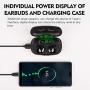 DuoTen Wireless Earbuds, IPX7 Waterproof Earbuds Bluetooth 5.0 Headphones 150 Hours Playtime, TWS Stereo Sound Wireless Earphones with 3000mAh Charging Case LCD Display CVC8.0