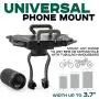Bike & Motorcycle Phone Mount - for iPhone 11 (Xs, Xr, 8, Plus/Max), Galaxy S20 or Any Cell Phone - Universal Handlebar Holder for ATV, Bicycle and Motorbike. +100 to Safeness & Comfort Bike & Motorcycle Phone Mount - for iPhone 11 (Xs, Xr, 8, Plus/Max), Galaxy S20 or Any Cell Phone - Universal Handlebar Holder for ATV, Bicycle and Motorbike. +100 to Safeness & Comfort