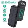 Solar Charger 25000mAh, Solar Power Bank with Qi Wireless Charger and 2-USB Outputs & 2 Inputs, Portable External Battery Pack with Flashlight for Camping Outdoor Solar Charger 25000mAh, Solar Power Bank with Qi Wireless Charger and 2-USB Outputs & 2 Inputs, Portable External Battery Pack with Flashlight for Camping Outdoor