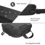 Simumu Hard Travel Case for DJI Osmo Mobile 3 and Accessories (Black)