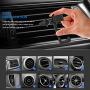 Gravity Car Phone Mount, iVoler Hands Free Auto Lock One Handed Air Vent Cradle Auto Release Cell Phone Holder One-Handed Design Compatible iPhone Xs MAX X 8 7 6 Plus Samsung S9 S8 S7 Note Matte Black