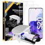 EGV [2 Pack Screen Protector for Samsung Galaxy S20 Tempered Glass [Fingerprint Unlock Compatible] [Easy to Install] [Case Friendly]