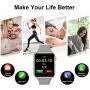 Smart Watch Compatible iOS iPhone Android Samsung,WJPILIS Bluetooth Smart Watch Touchscreen Fitness Activity Tracker with Camera Sleep Monitor Step Counter SIM SD Card Slot for Men Women (Grey) Smart Watch Compatible iOS iPhone Android Samsung,WJPILIS Bluetooth Smart Watch Touchscreen Fitness Activity Tracker with Camera Sleep Monitor Step Counter SIM SD Card Slot for Men Women (Grey)