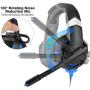 WILLNORN Gaming Headset with Mic for Xbox One, PS4, Smart Phone, Laptops,Nintendo Switch, Noise Reduction Game Earphone