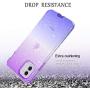 LONTECT for iPhone 11 Case Built-in Screen Protector Glitter Gradient Clear Sparkly Bling Rugged Shockproof Hybrid Full Body Protective Case Cover for Apple iPhone 11 6.1 2019, Purple Blue
