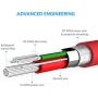 iPhone Charger, Anker Powerline 6ft Lightning Cable, MFi Certified USB Charge/Sync Cord for iPhone Xs/XS Max/XR/X / 8/8 Plus / 7/7 Plus / 6/6 Plus / 5s / iPad, and More (Red)