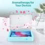 Phone Sterilizer with Wireless Charging, Samrtphone Sterilizer Cleaner with Aromatherapy Function