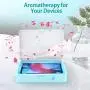 Phone Cleaner with wireless charger Aromatherapy Multi-Function Charging Station Large Capacity for iPhone Android Smartphones Jewelry Keys Watches