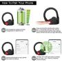 True Wireless Earbuds Bluetooth 5.0 Wireless Earbuds IPX4 Waterproof TWS Stereo Headphones Built-in Mic Headset Noise Canceling Long Playtime Premium Sound with Deep Bass Earphones for Sport and Work