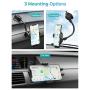 Mpow Car Phone Mount Wireless Charger, Wireless Car Charger 10W/7.5W, Auto-Clamping Car Wireless Charger Air Vent Dashboard Car Mount, Compatible/w iPhone 11 Series/X/XR, Galaxy Note10/S10/S20 Series