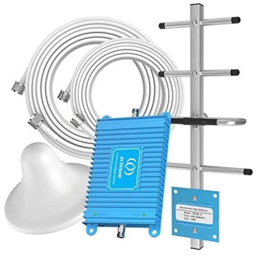 AT&T Cell Phone Signal Booster 4G LTE 700MHz Band 12/17 FDD Mobile Signal Repeater Amplifier Antenna Kits Compatible with T-Mobile, Straight Talk for Home and Offfice