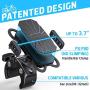 DesertWest Phone Holder for Bike [Asymmetric Clamp] Motorcycle Phone Mount, Universal ATV Mountain & Road Bicycle Handlebar Cradle Fit with iPhone, Samsung and All Phones