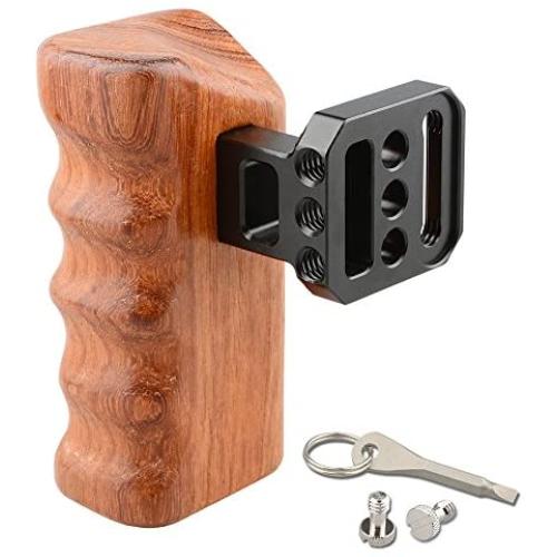 CAMVATE Wooden Handle Grip for Panasonic Camera GH Series(Right Hand)