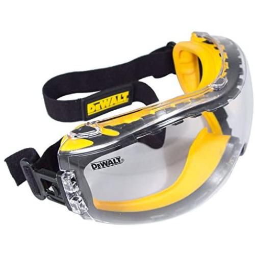 DEWALT DPG82-11/DPG82-11CTR Concealer Clear Anti-Fog Dual Mold Safety Goggle