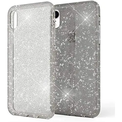 NALIA Glitter Case Compatible with iPhone XR, Ultra-Thin Shiny Protective Silicone Back-Cover Rubber Skin, Sparkle Shock-Proof Soft Slim Smart-Phone Bumper, Rugged Protector Etui, Color:Black NALIA Glitter Case Compatible with iPhone XR, Ultra-Thin Shiny Protective Silicone Back-Cover Rubber Skin, Sparkle Shock-Proof Soft Slim Smart-Phone Bumper, Rugged Protector Etui, Color:Black